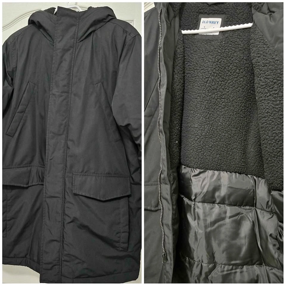 Old Navy Black Jacket for Men, Size M
