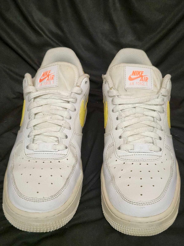 Nike Air Force 1 White Light Citron Women's Size 8