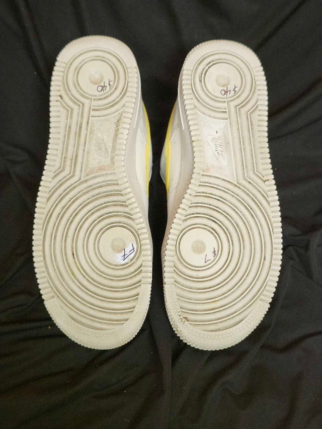 Nike Air Force 1 White Light Citron Women's Size 8 - photo 5