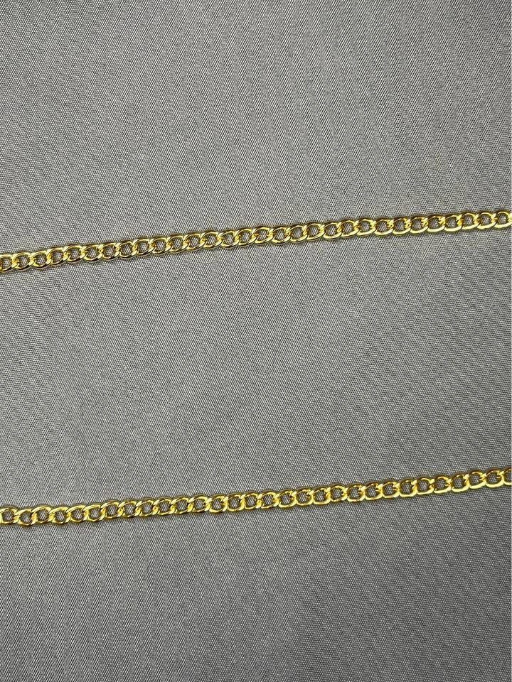Two Gold Toned Iron Pendant Necklaces - photo 5