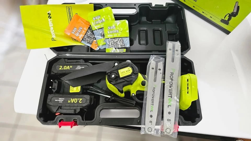 Cordless Chain Saw - 6-inch Mini Chainsaw - photo 5