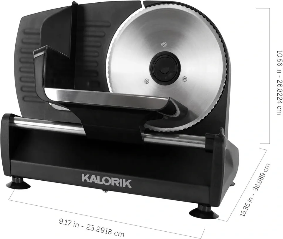 Kalorik Food Slicer - 200 Watts, Black (AS45493BK) - photo 3