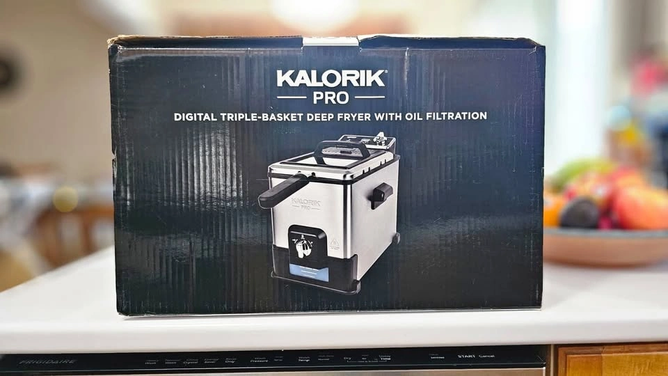 Kalorik Pro Triple Basket Deep Fryer 4.2QT