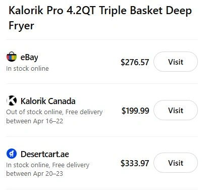 Kalorik Pro Triple Basket Deep Fryer 4.2QT - photo 4