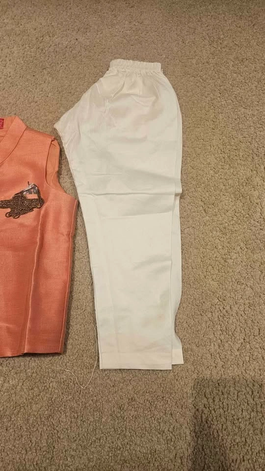 3-Piece Ethnic Wear Set: Kurta, Waistcoat & Pajama - photo 3