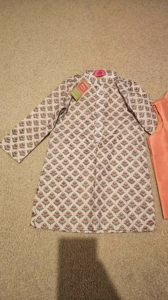 3-Piece Ethnic Wear Set: Kurta, Waistcoat & Pajama - photo 4