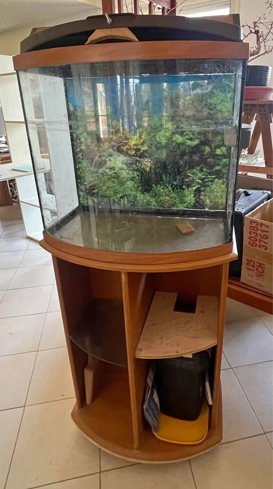 Fish Tank with Cabinet