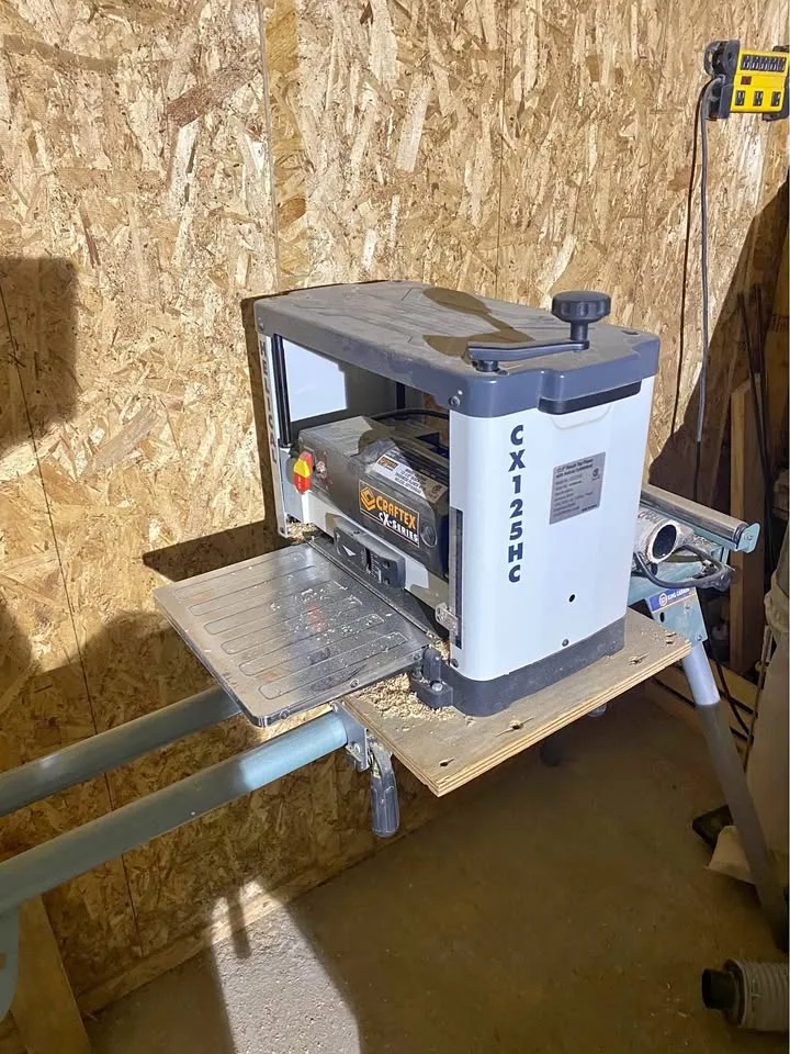 Woodworking tools, Craftex planer with helical head