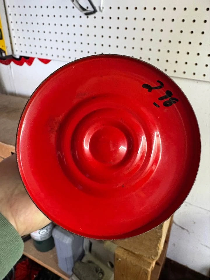 Vintage Red Kerosene Lantern - photo 5