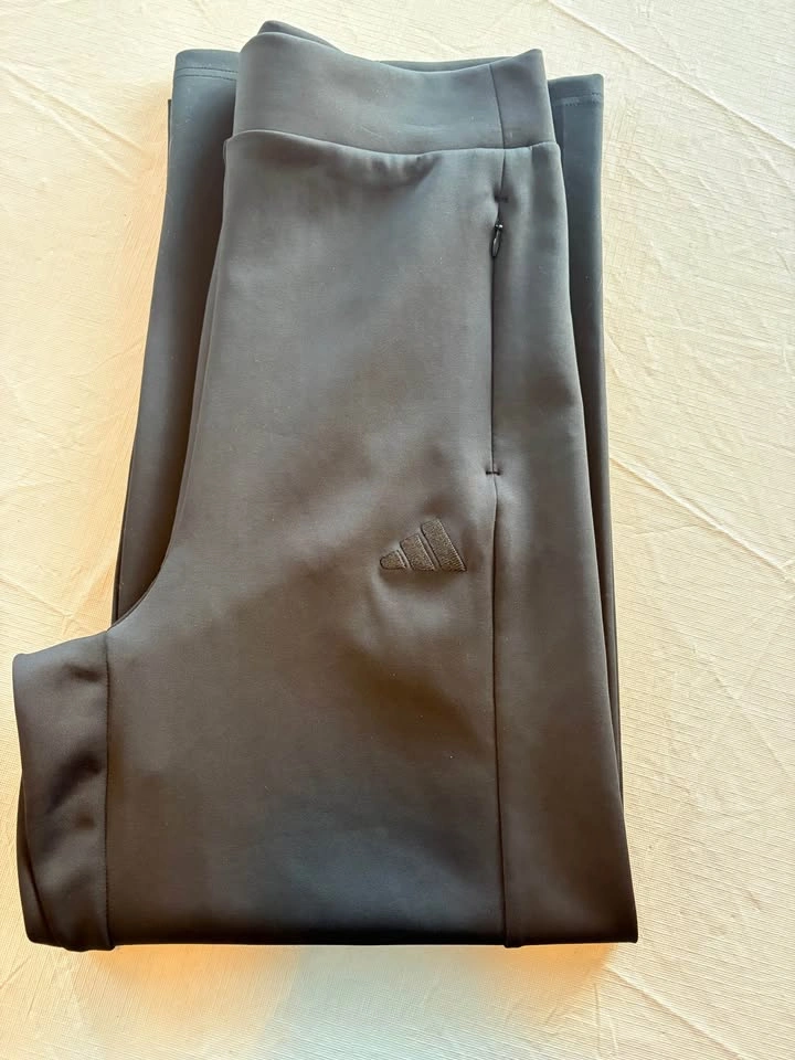 Adidas Women’s High-Waisted Ankle Pants - Black (Size Medium) - photo 2