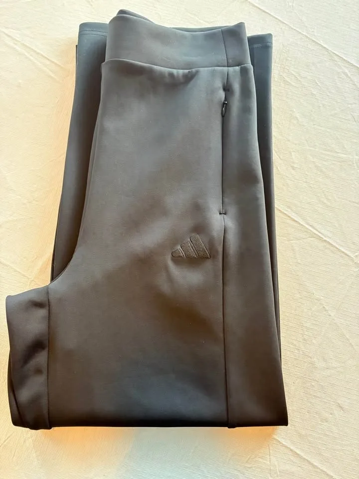 Adidas Women’s High-Waisted Ankle Pants - Black (Size Medium) - photo 2
