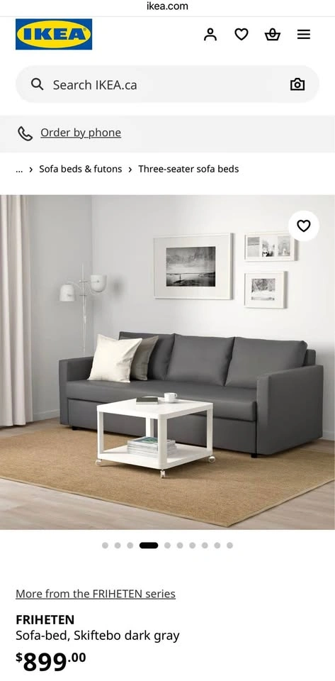 Ikea Sofa Bed - FRIHETEN