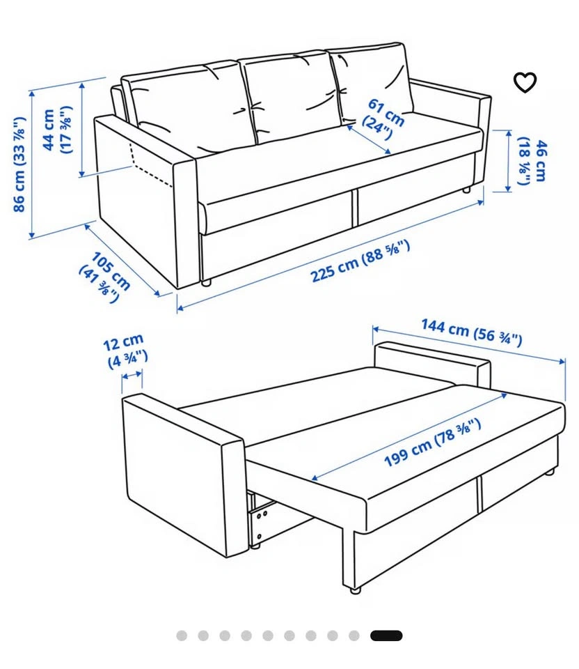 Ikea Sofa Bed - FRIHETEN - photo 2