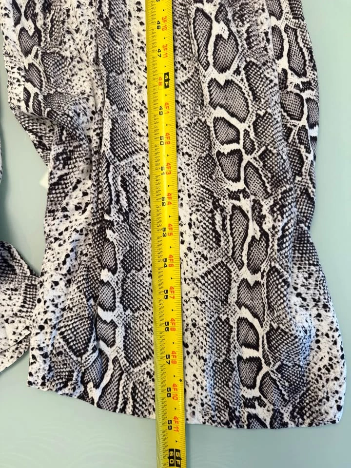 NWT Love&Legend Snakeskin Halter Wide-Leg Jumpsuit - 24 Plus - photo 5