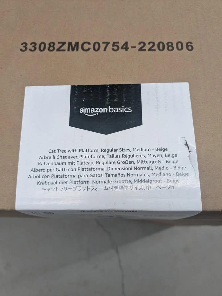Amazon Basics Medium Cat Tree Tower w/ Scratching Post - photo 2