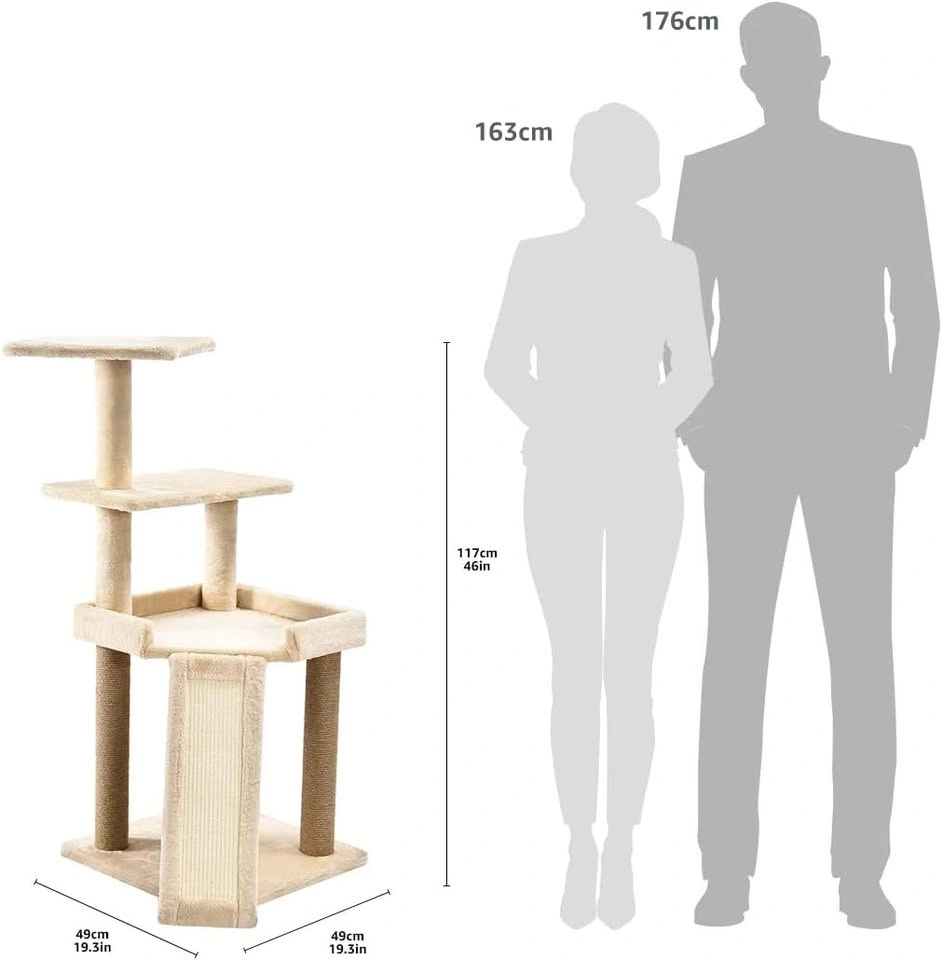 Amazon Basics Medium Cat Tree Tower w/ Scratching Post - photo 3