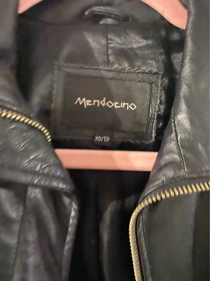 Moto style Mendocino leather jacket - photo 4