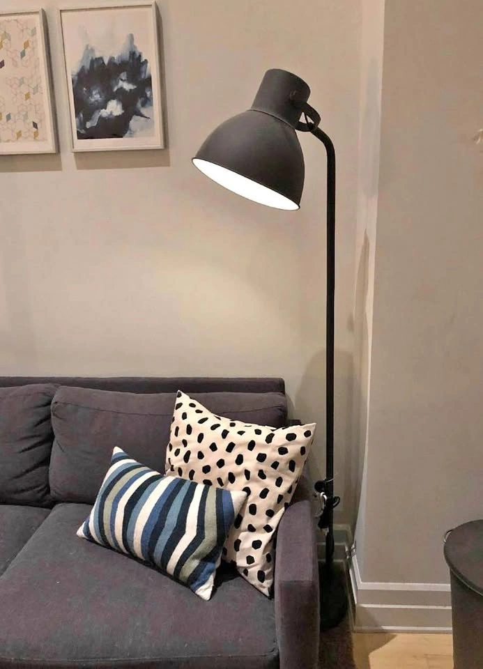 2 IKEA Hektar Floor Lamps