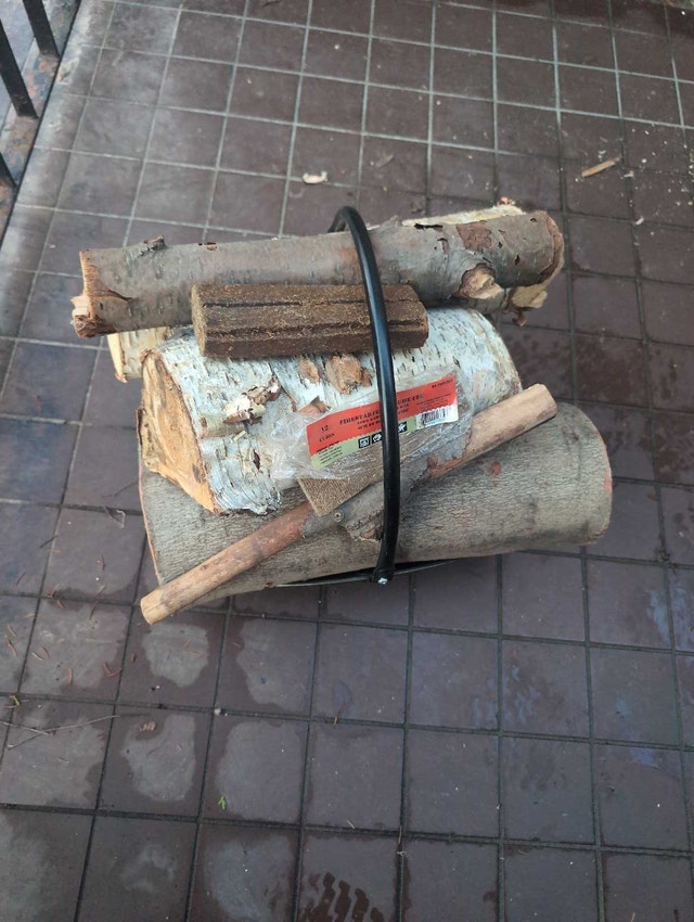 Firewood and Basket - photo 3