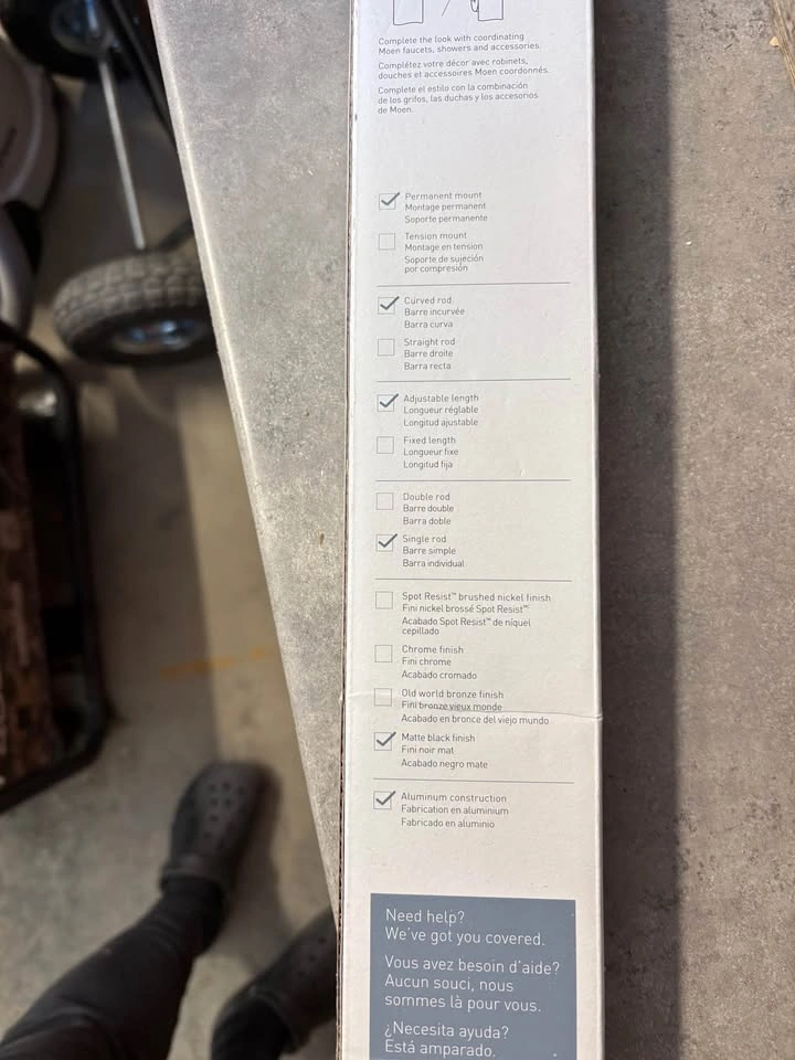 Moen Shower Curtain Rod - photo 2