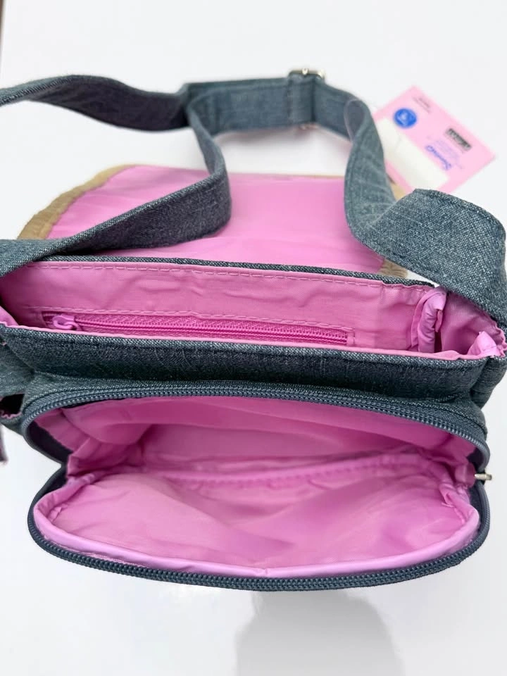 Vintage Hello Kitty Denim Bag Y2K Sanrio Crossbody Cute Rare - photo 3