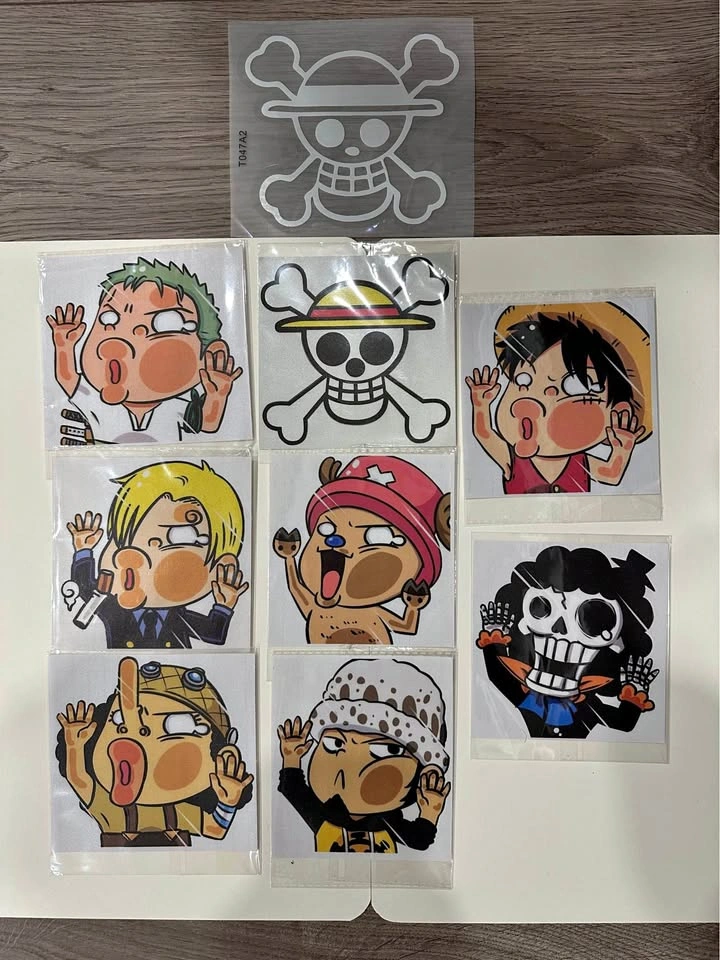 One Piece Car Decals // Bumper Stickers