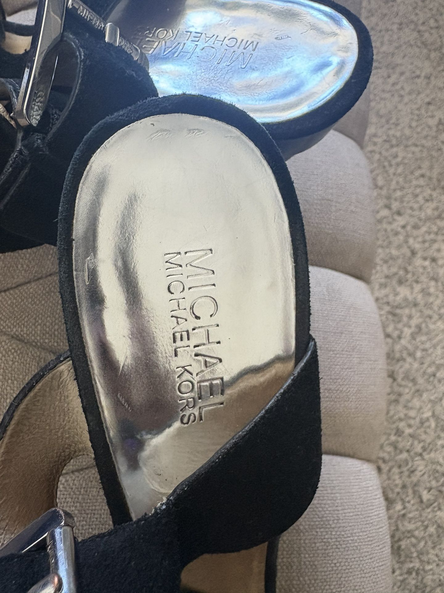 Black Wedges Size 9 $10 - photo 2