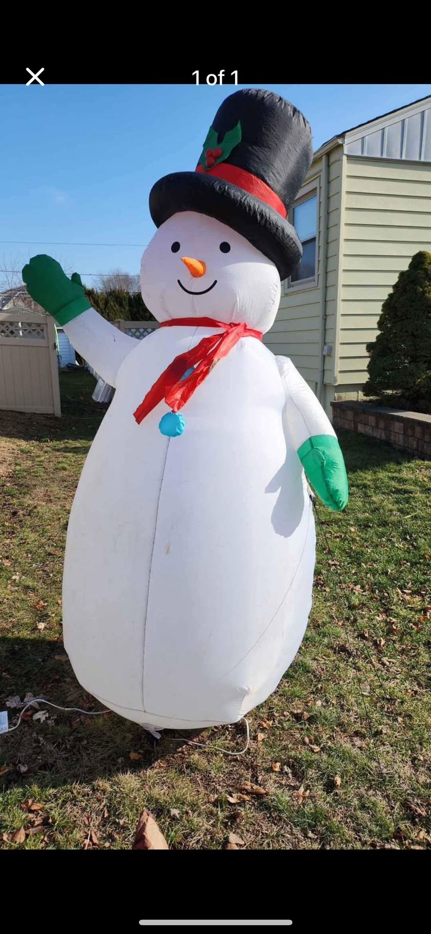 8ft Snowman $60