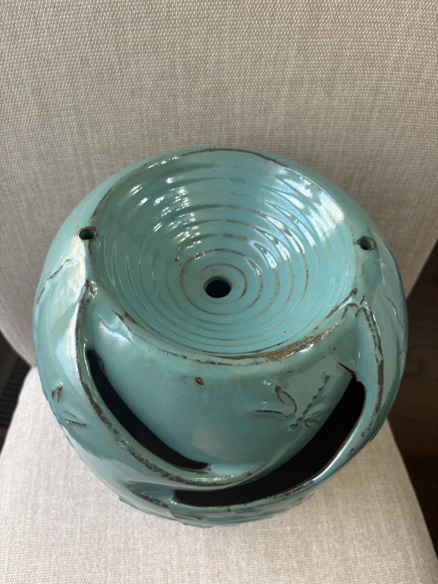 Pottery Patch Vase About 12x9 - photo 2