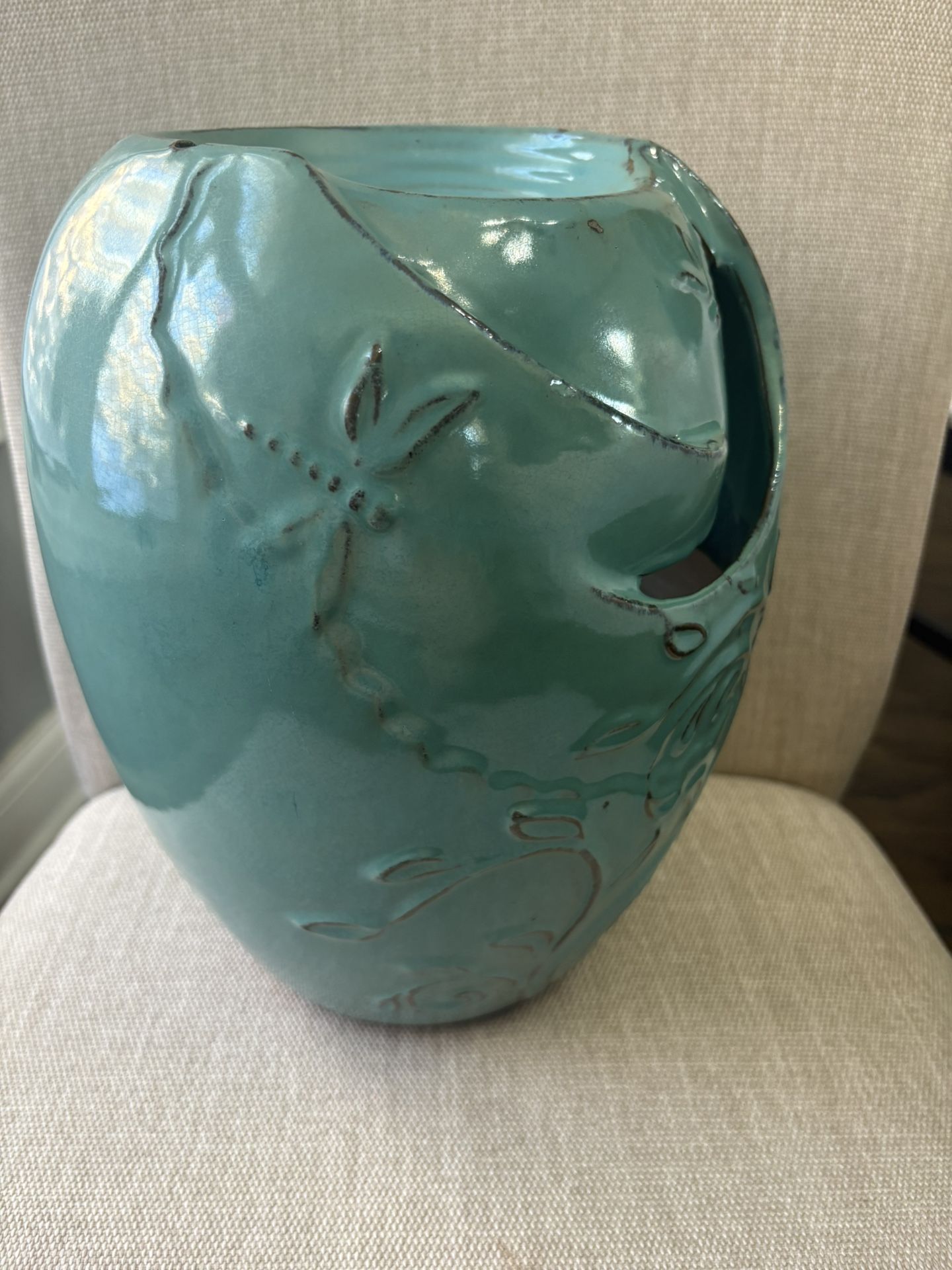 Pottery Patch Vase About 12x9 - photo 4
