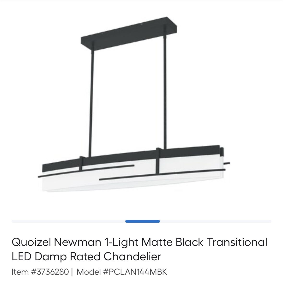 Chandelier New $260