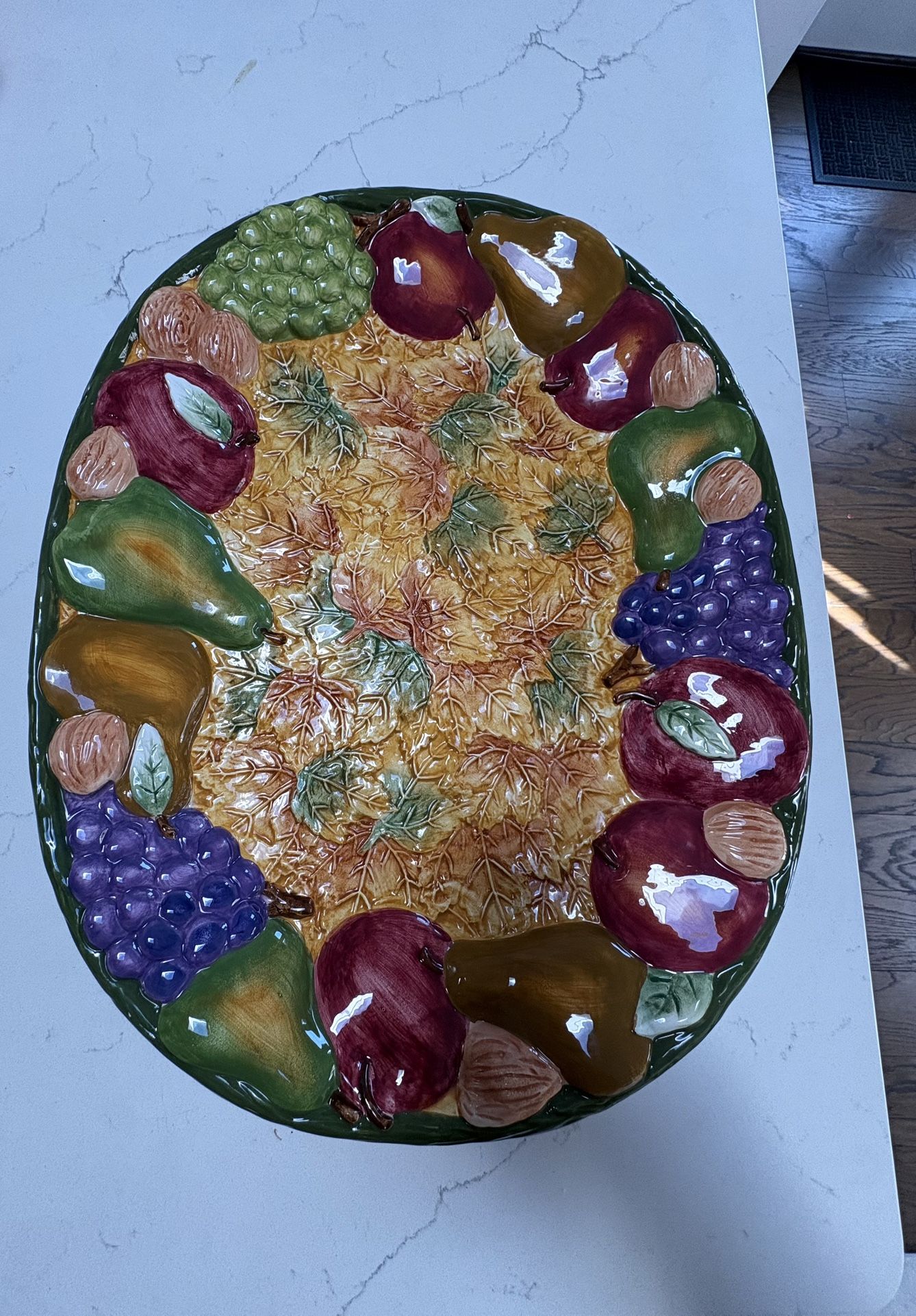 Beautiful Ceramic Platter $20 Firm