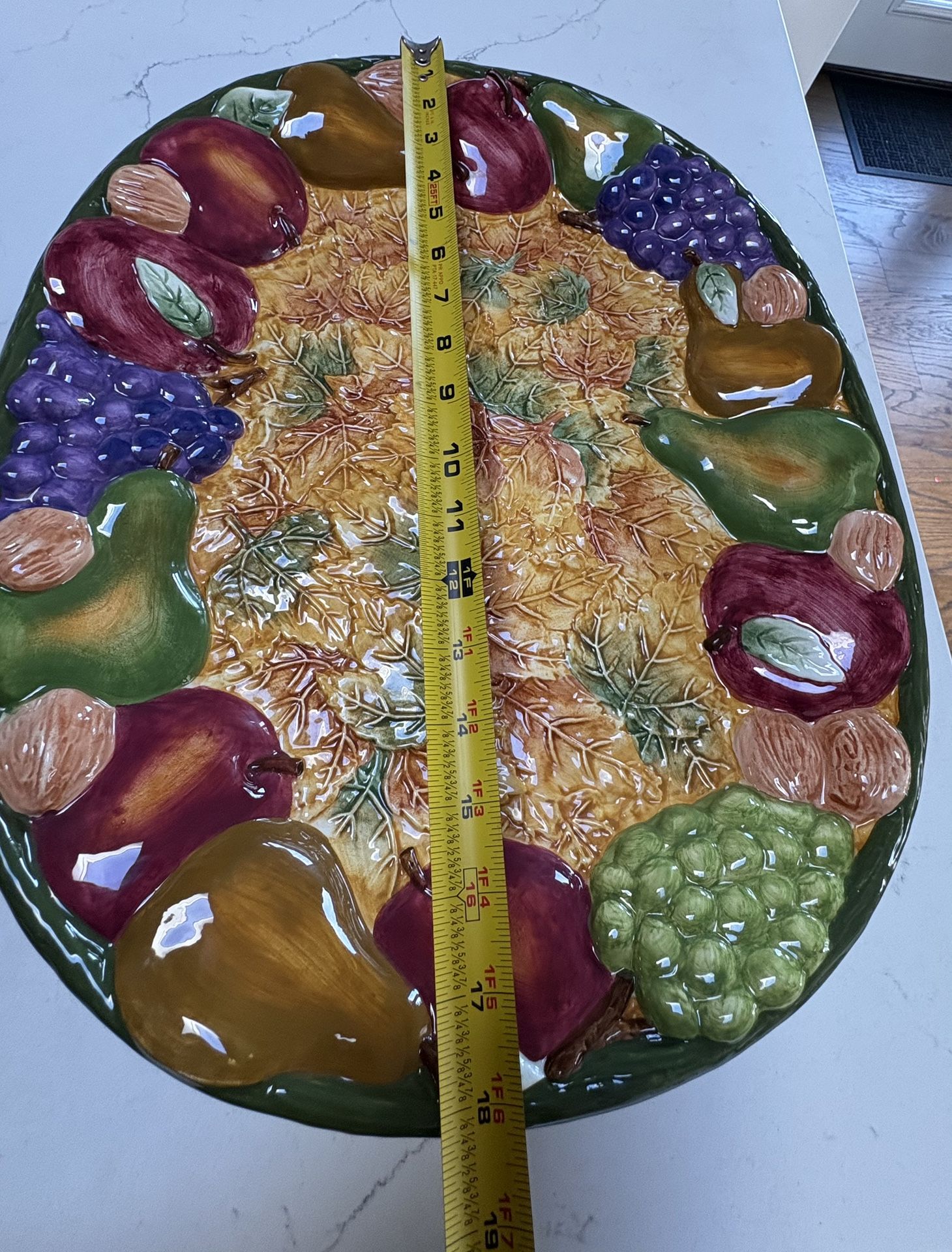 Beautiful Ceramic Platter $20 Firm - photo 4
