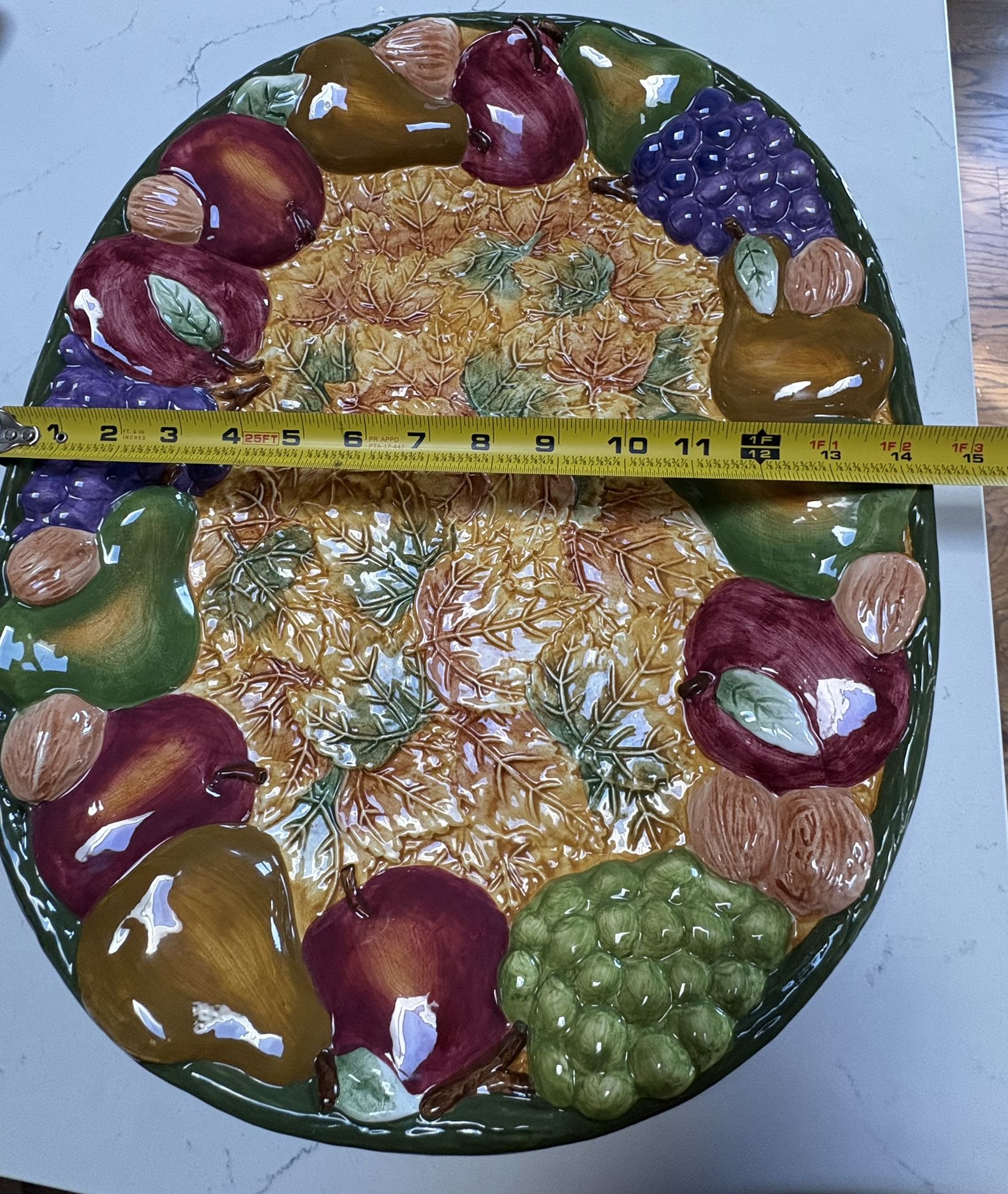 Beautiful Ceramic Platter $20 Firm - photo 5