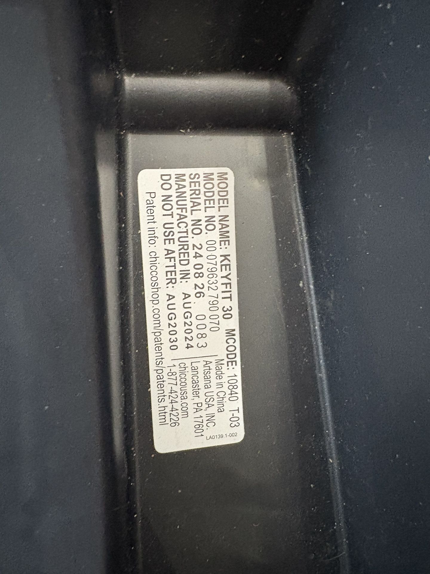 Chicco Carseat Base Only $60 Firm - photo 4