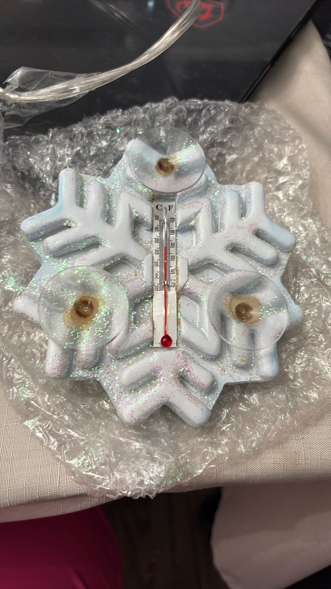 Snowflake Thermometer $5