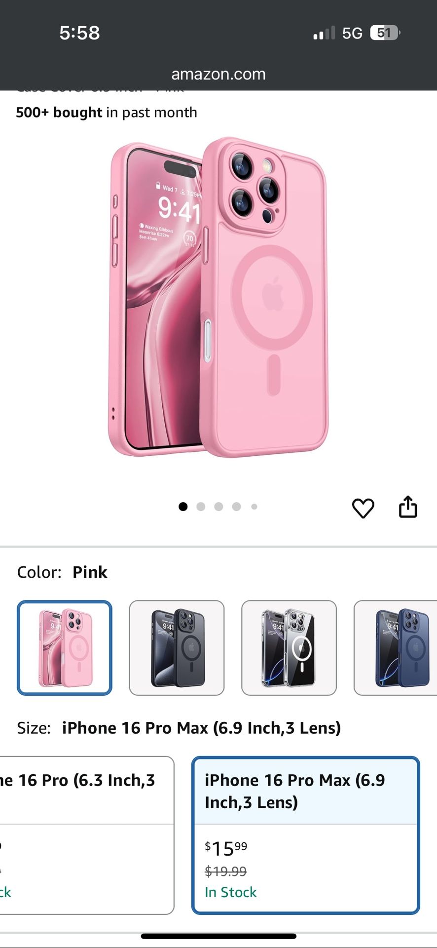 Case 16 Pro Max New $5 - photo 2