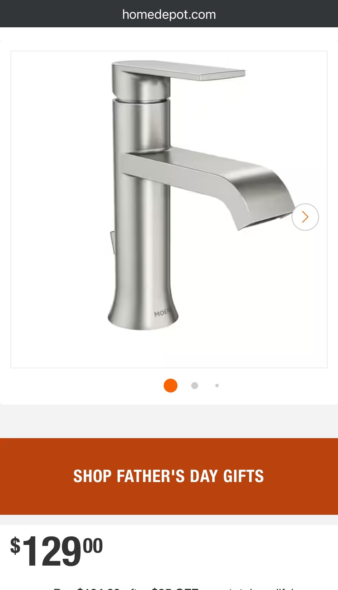 Moen Bathroom Faucet $60 - photo 3