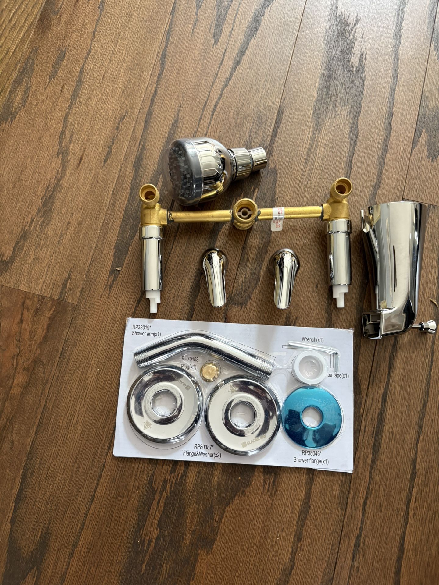 Glacier Bay Shower Set $40