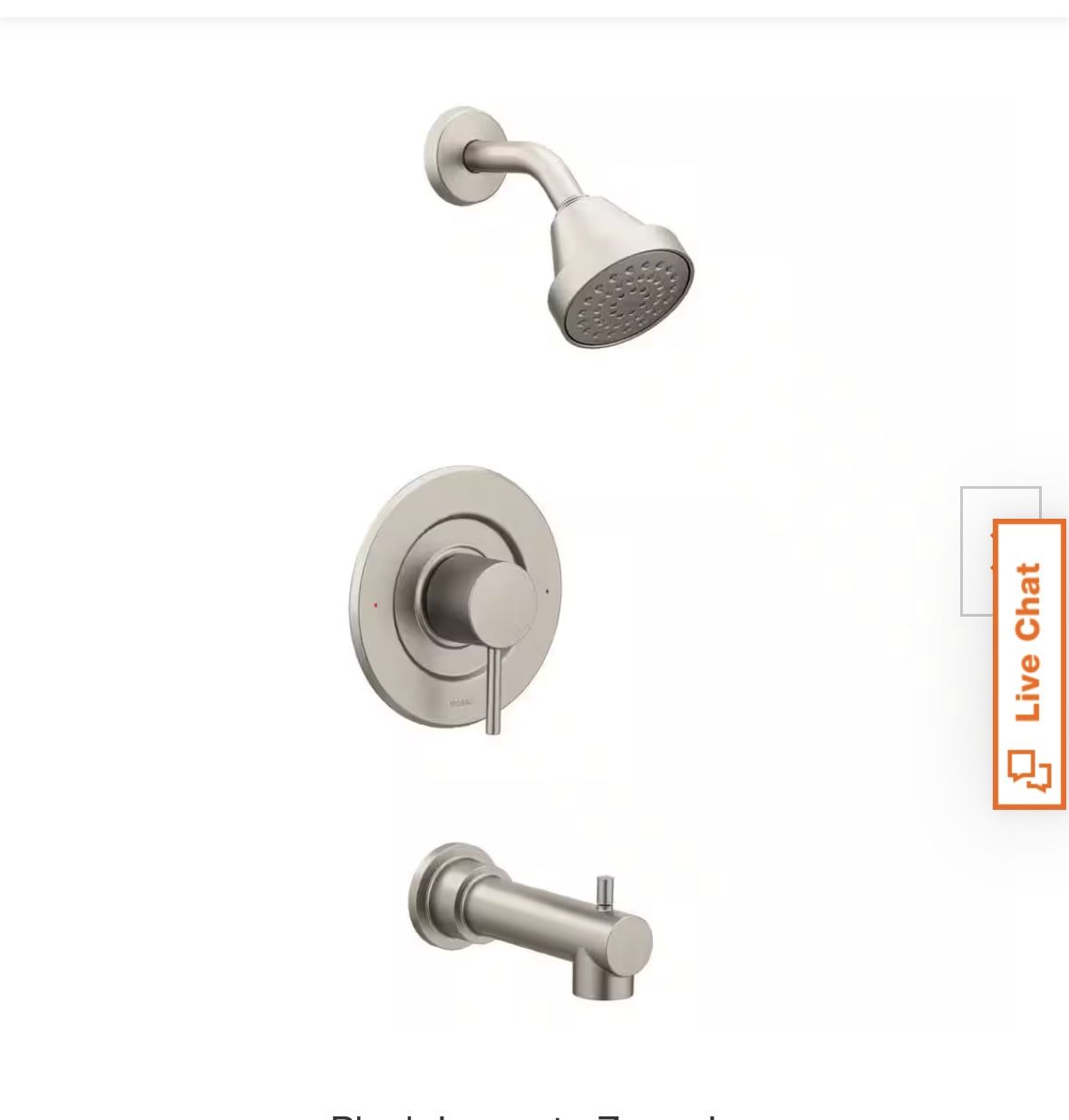 Moen Shower Trim $100 - photo 3