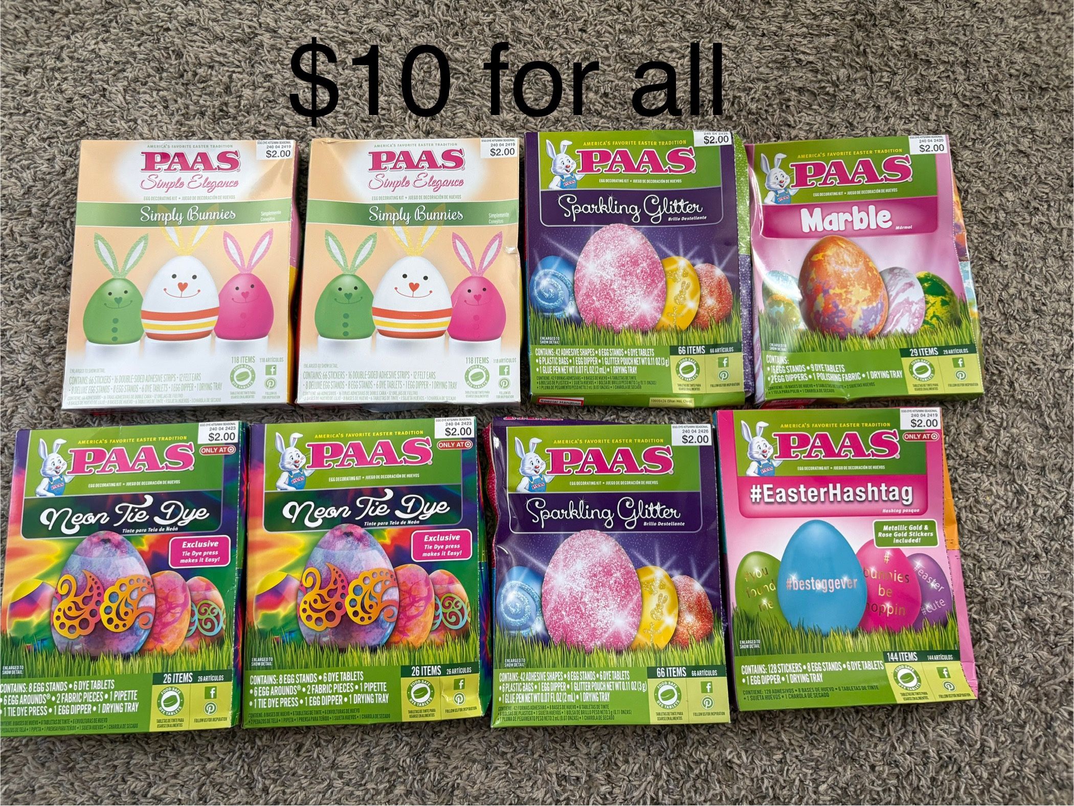 Easter Egg Decorations - $10 Each