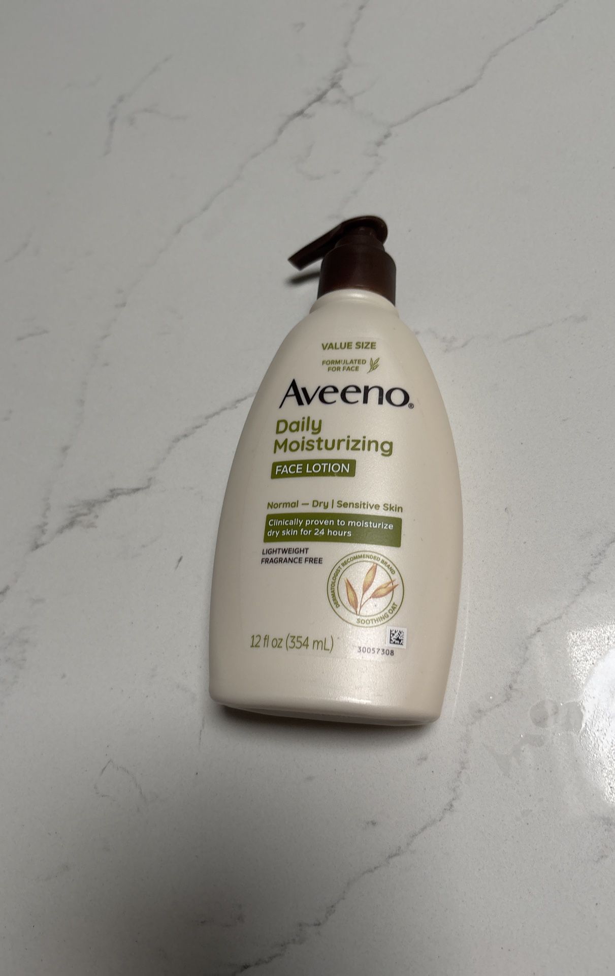 Aveeno Face Lotion $10