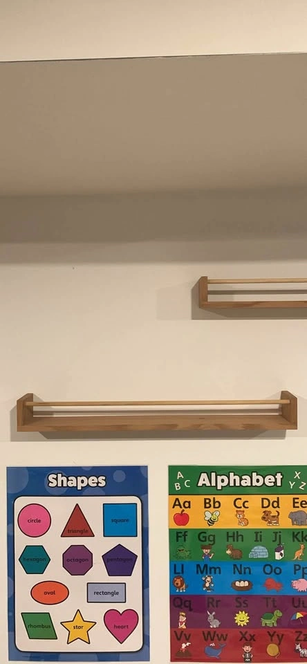 White Oak Floating Bookshelf - 32" Length (Made to Order)