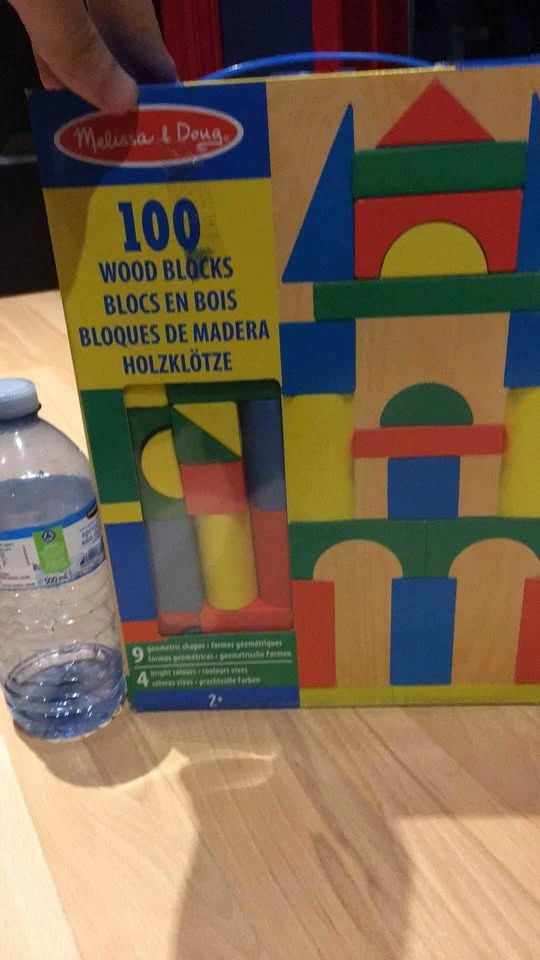Melissa and dough 100 wood blocks age 2+ toy infant - photo 2