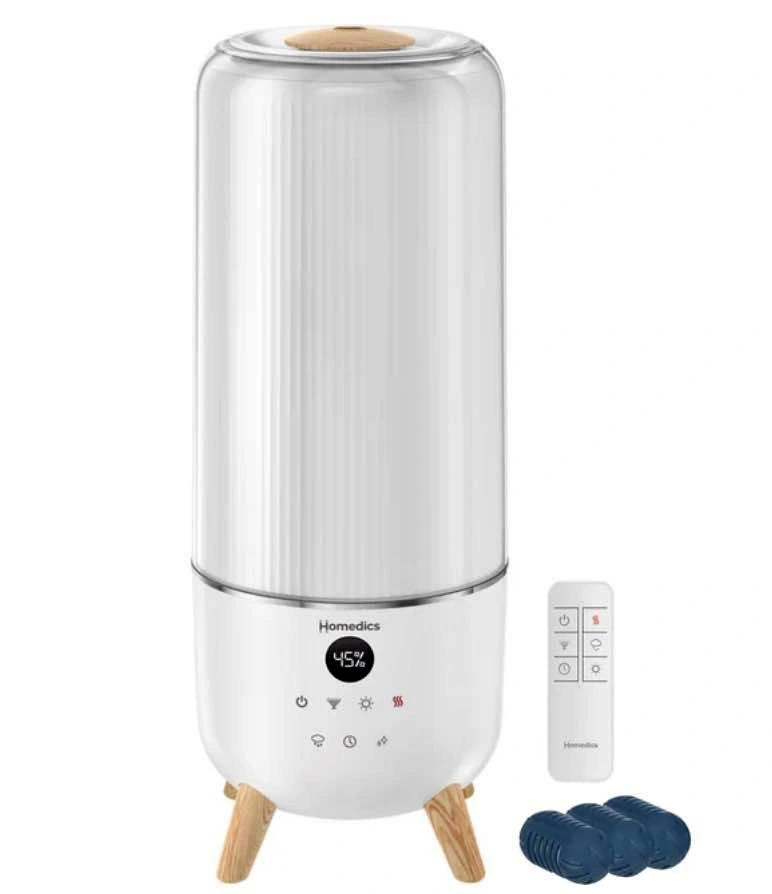 Homedics Warm/Cool Mist Ultrasonic Humidifier UV-C