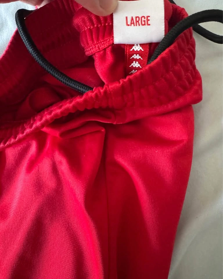 Kappa Tracksuit (Top + Bottom) 🔥 Like New – Red Banda Style - photo 4
