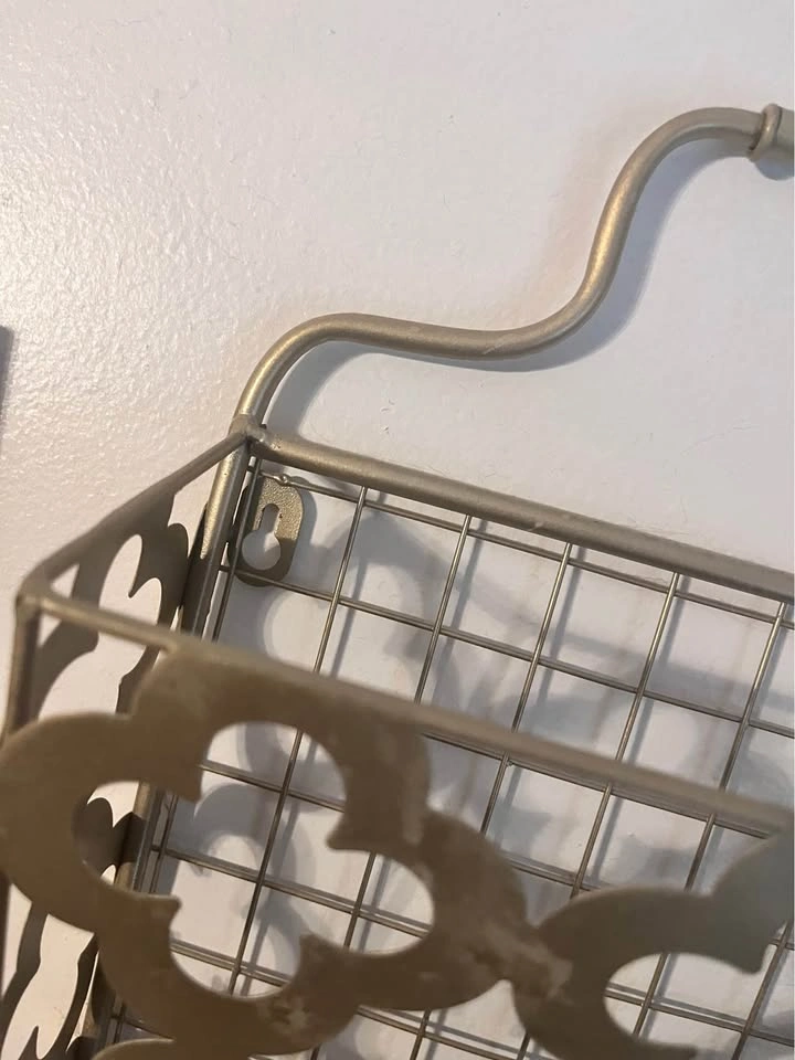 Gold Hanging Magazine Holder - photo 2