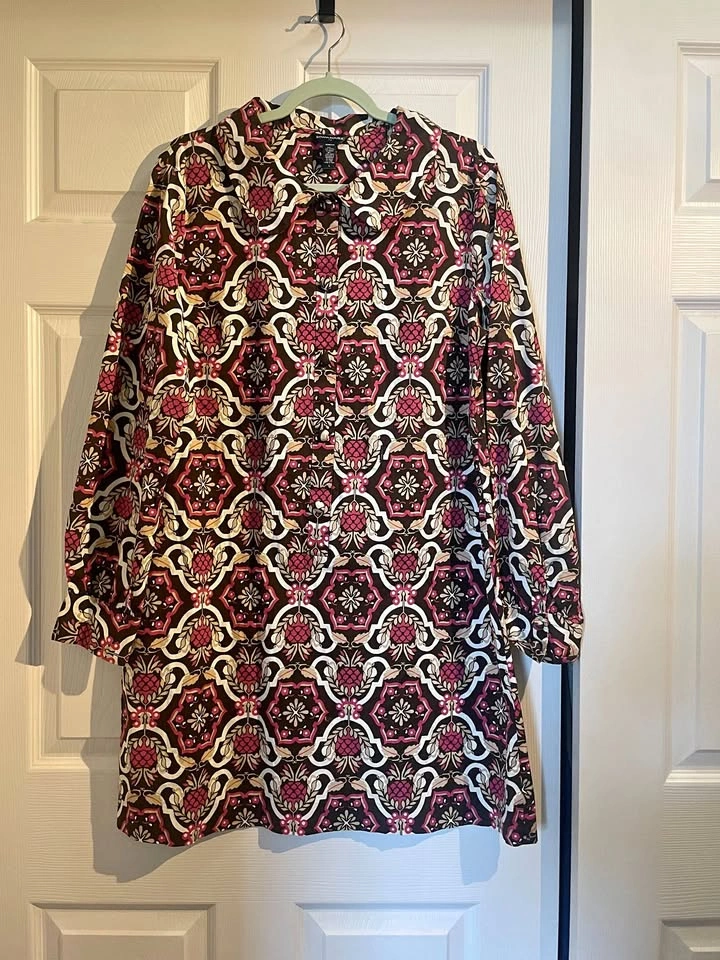 Banana Republic Cotton Poplin Midi Dress - Size L