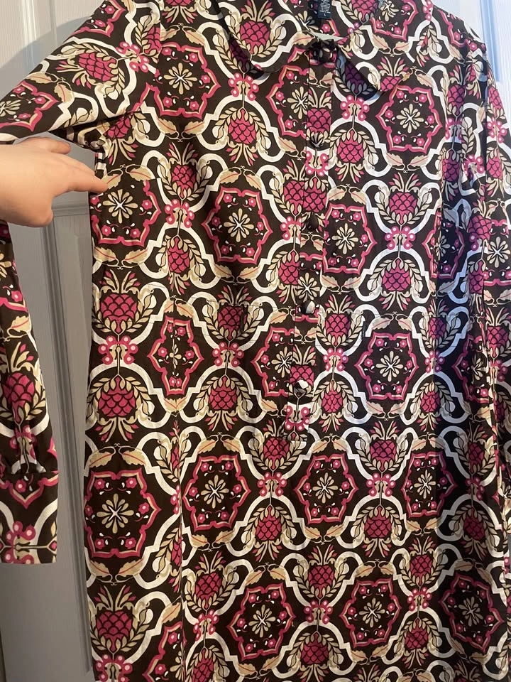 Banana Republic Cotton Poplin Midi Dress - Size L - photo 3