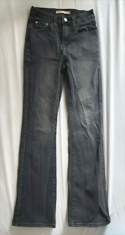 Levi’s 725 High Rise Bootcut — Size 25 — Black — Y2K - photo 3